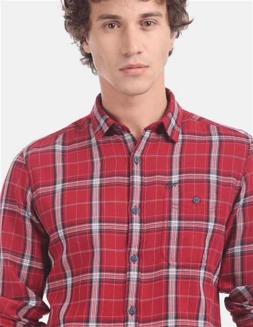 Ed Hardy Men Casual Wear Red Shirt